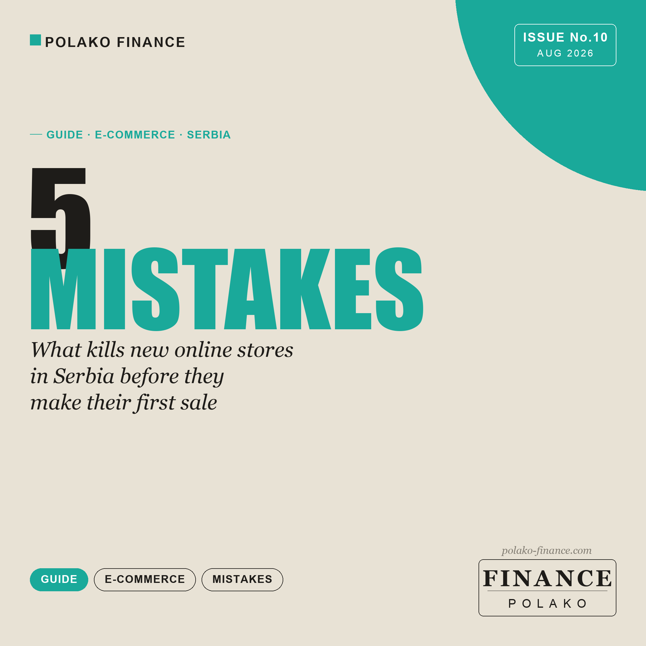 5 mistakes that kill new online stores in Serbia before their first sale