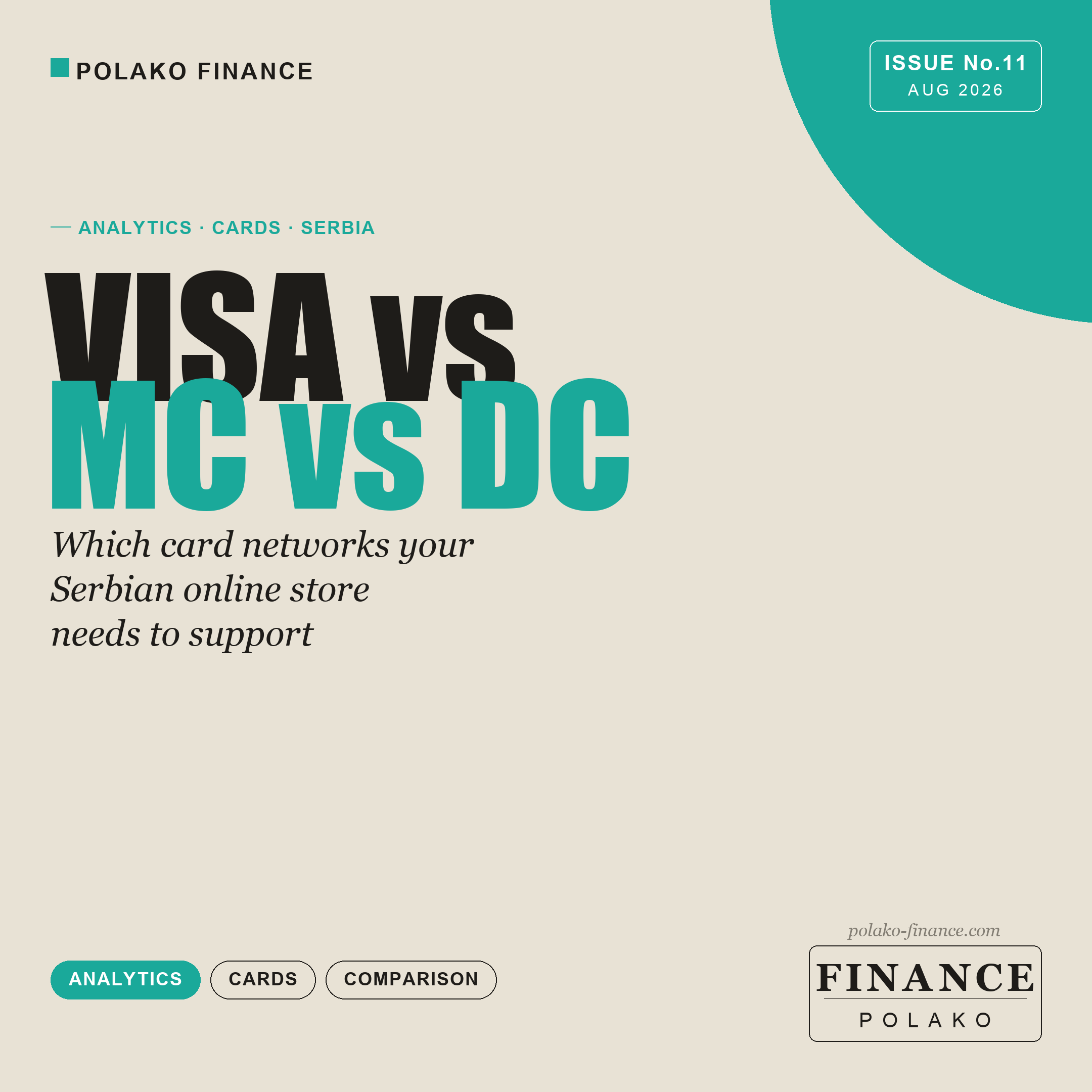 Visa vs Mastercard vs DinaCard: which cards should your Serbian store accept?