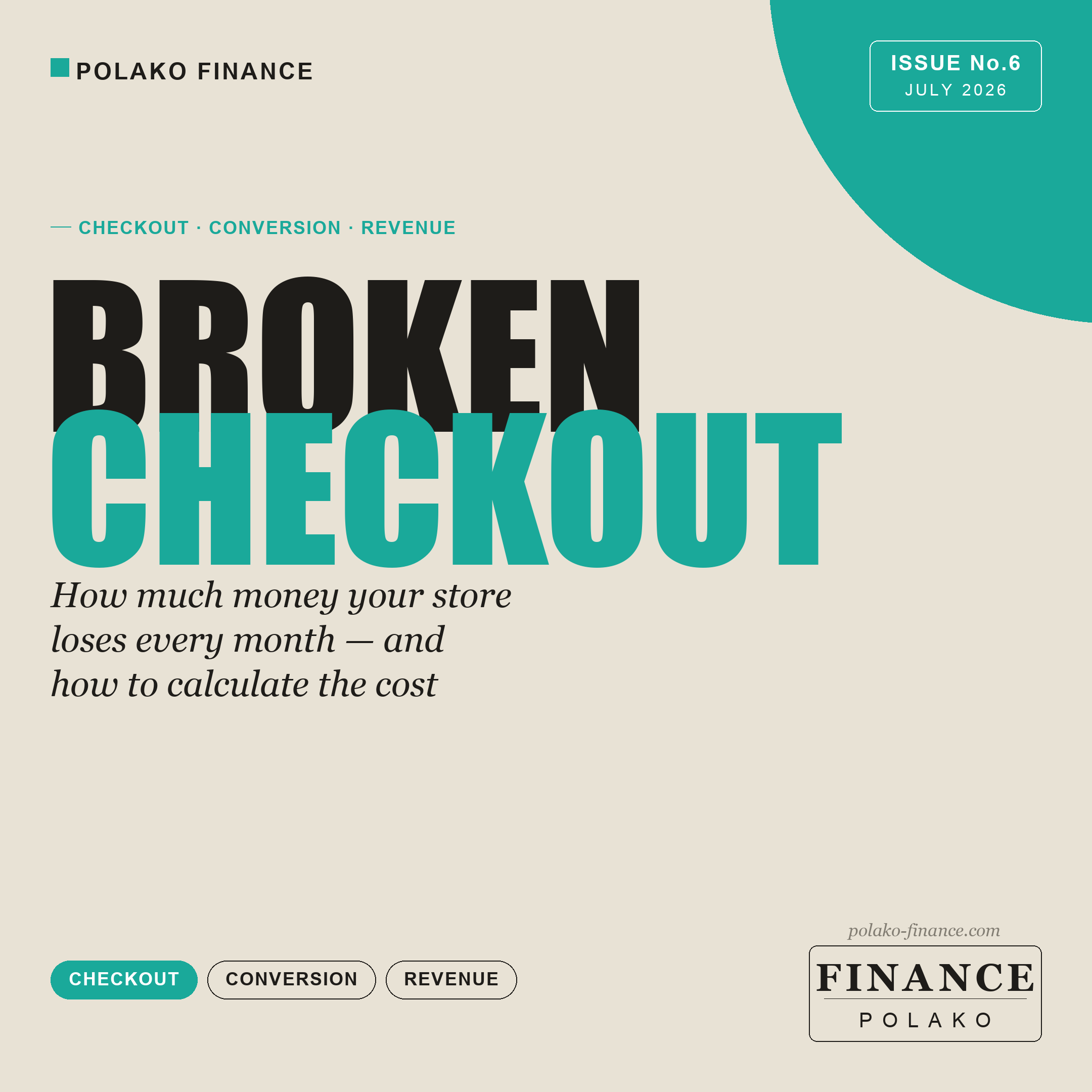 How much money your checkout loses every month (let's calculate)
