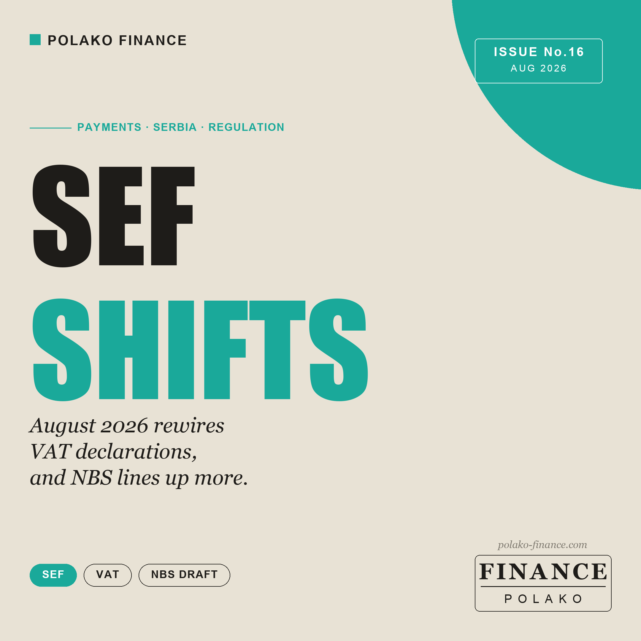 Serbian fintech in August 2026: what actually changed